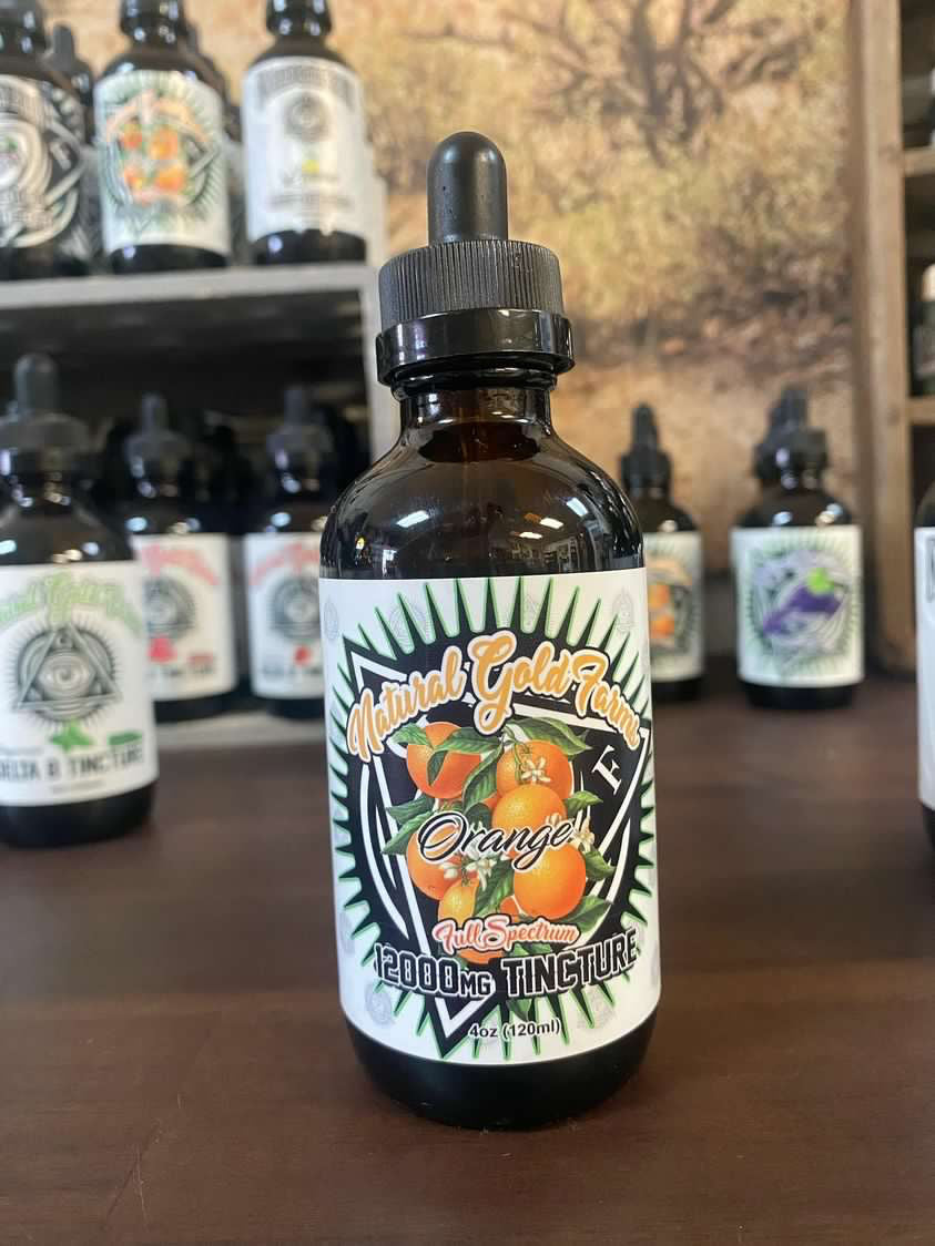 Natural Gold Farms 12000mg Full Spectrum Orange Tincture 4oz