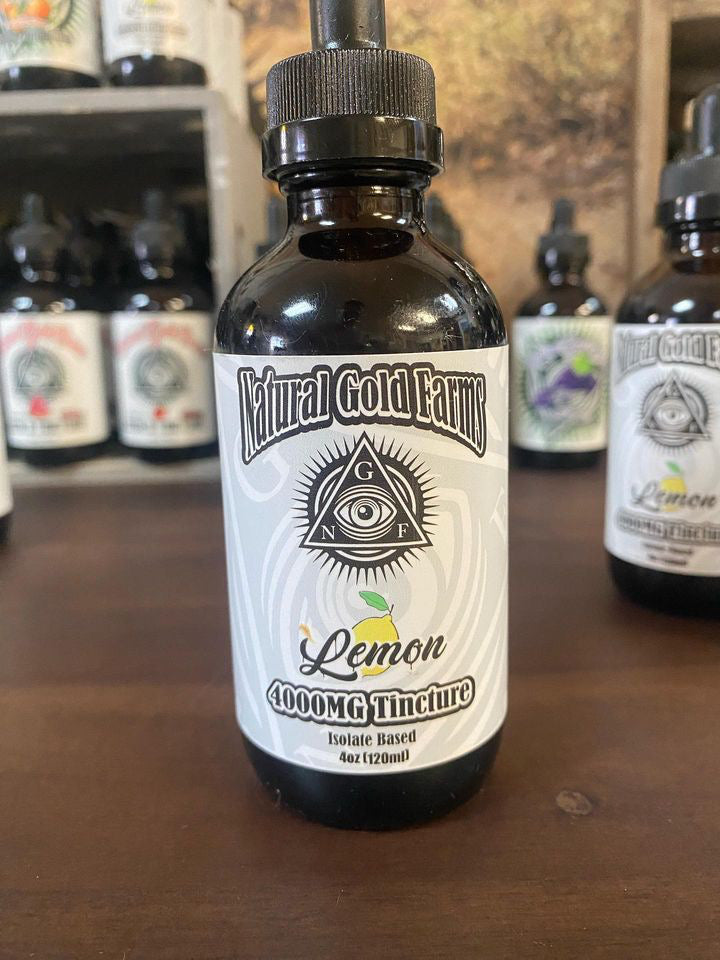 Natural Gold Farms Tincture Lemon 4000mg Isolate