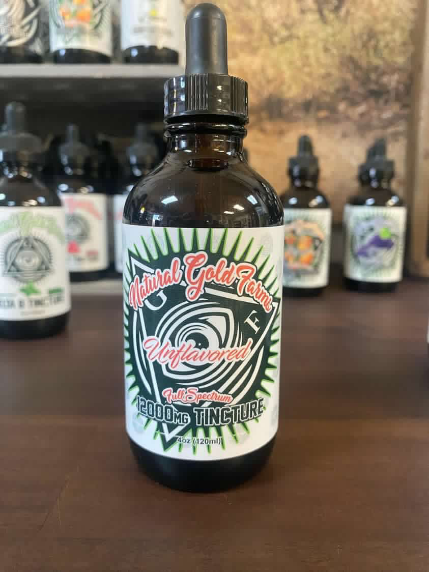 Natural Gold Farms 12000mg Full Spectrum Unflavored Tincture 4oz