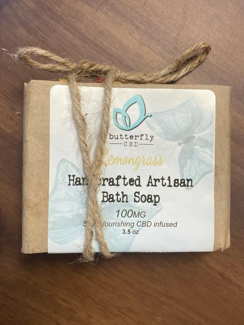 Butterfly Lemongrass Soap 100mg