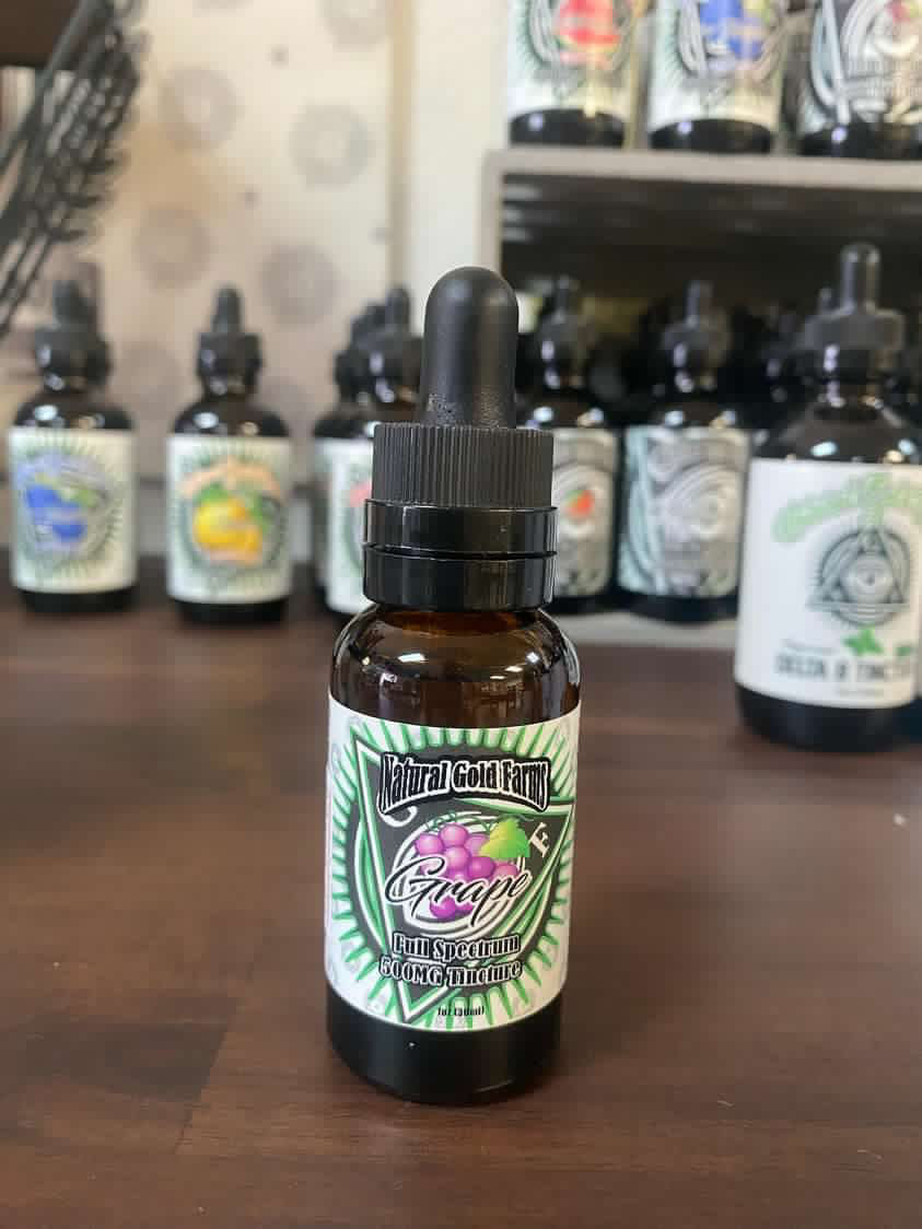 Natural Gold Farms Tincture Full Spectrum Grape 1500mg