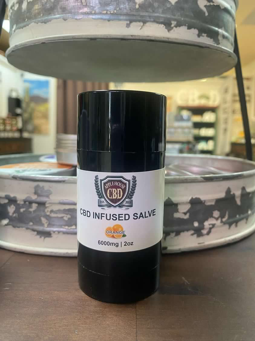 Applehouse CBD Topical Salve 6000mg Orange 2oz.