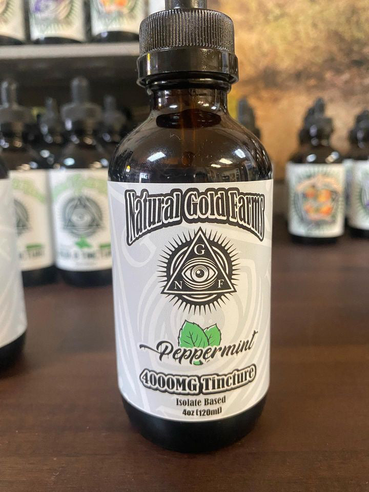 Natural Gold Farms Tincture Peppermint 4000mg Isolate