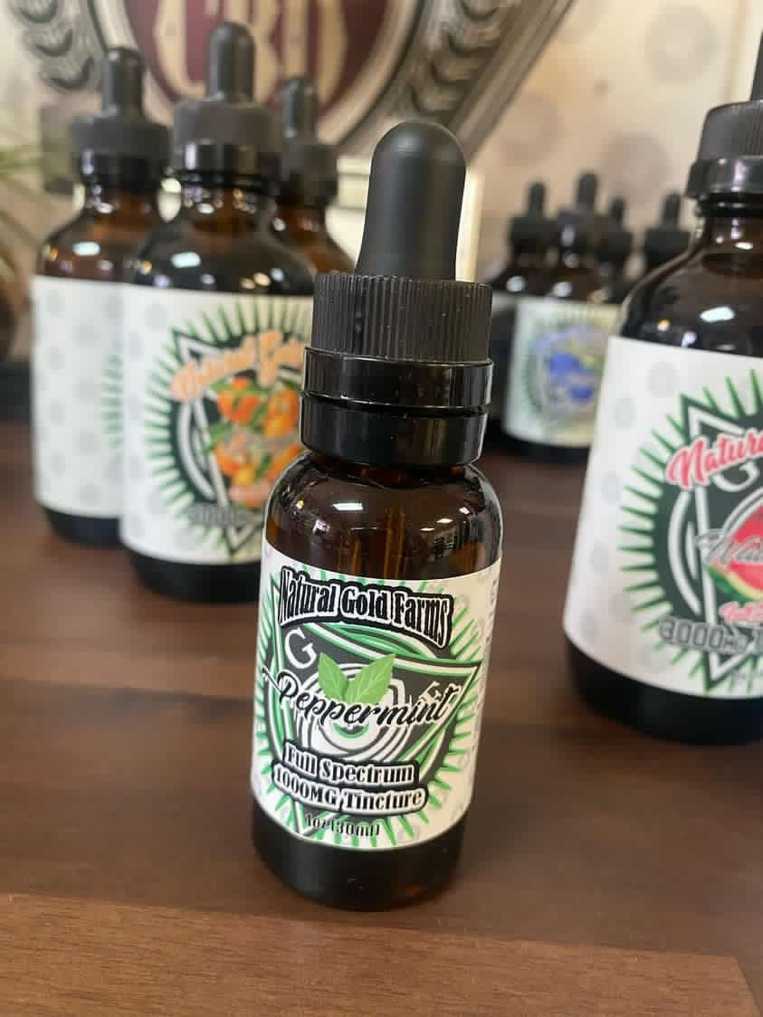 Natural Gold Farms Tincture Full Spectrum Peppermint 1000mg