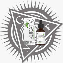 Load image into Gallery viewer, Kurativ CBD Oil THC-Free Unflavored 1200mg
