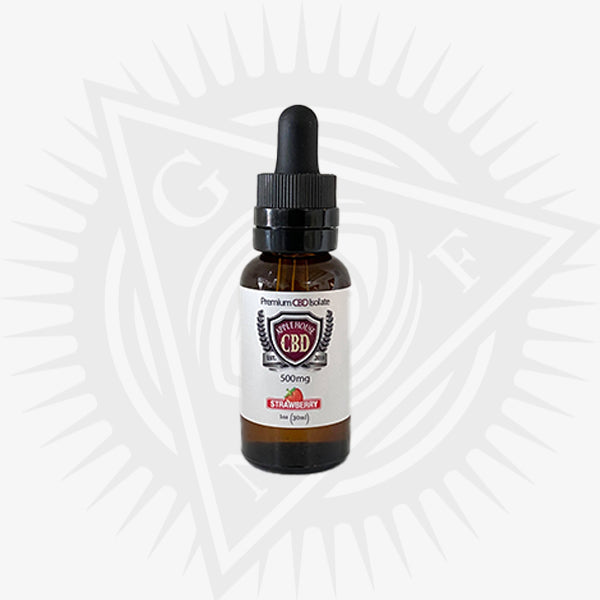Apple House CBD Blue Strawberry 500mg 1oz Isolate Tincture